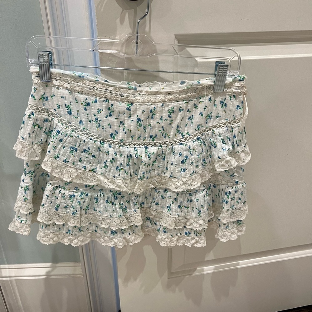 Loveshackfancy mini skirt